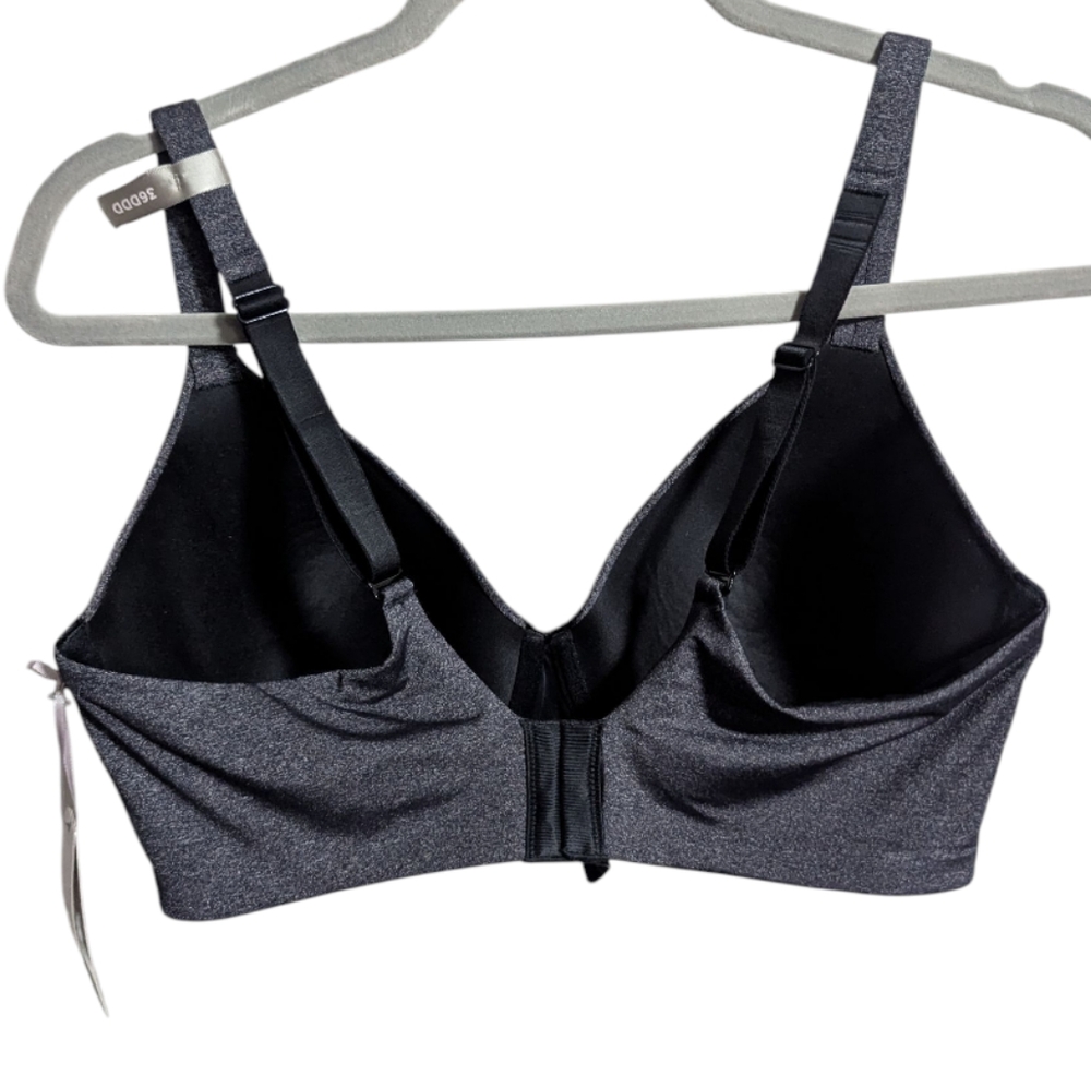 Ambrielle Women's Bra 36DDD Dark Gray Adjustable Straps Full Coverage W-513 - Picture 9 of 9
